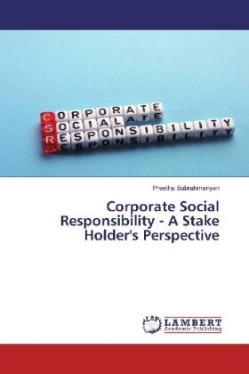 Subrahmanyan |  Corporate Social Responsibility - A Stake Holder's Perspective | Buch |  Sack Fachmedien