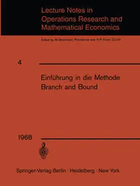 Weinberg |  Einführung in die Methode Branch and Bound | eBook | Sack Fachmedien