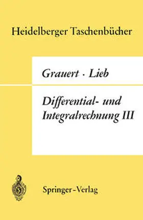 Grauert / Lieb |  Differential- und Integralrechnung III | eBook | Sack Fachmedien