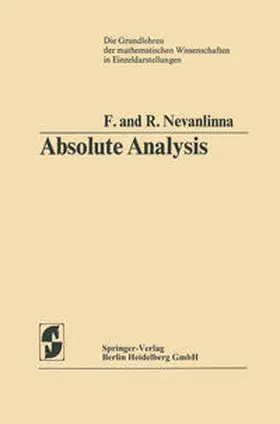 Nevanlinna | Absolute Analysis | E-Book | sack.de