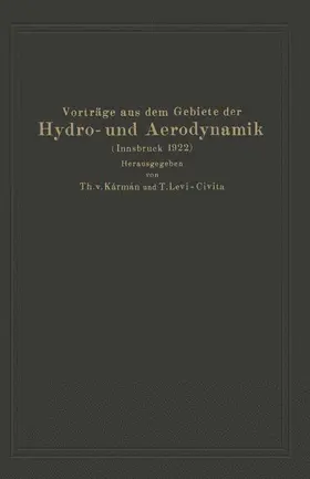 Baumhauer / Kempf / Bjerknes |  Vorträge aus dem Gebiete der Hydro- und Aerodynamik (Innsbruck 1922) | Buch |  Sack Fachmedien