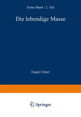 Wassermann |  Die Lebendige Masse | Buch |  Sack Fachmedien