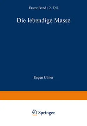 Wassermann |  Die Lebendige Masse | eBook | Sack Fachmedien