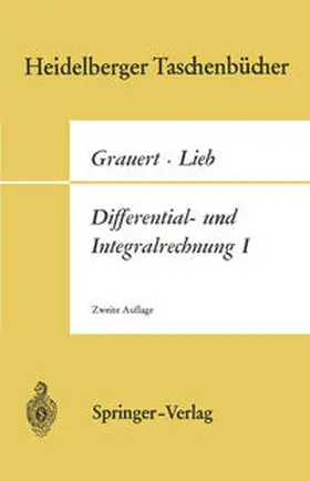Grauert / Lieb |  Differential- und Integralrechnung I. | eBook | Sack Fachmedien
