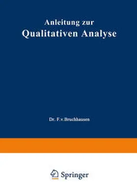 Schmidt / Gadamer |  Anleitung zur Qualitativen Analyse | eBook | Sack Fachmedien