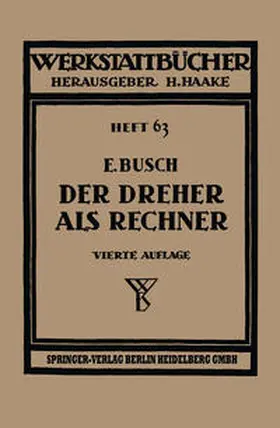 Busch |  Der Dreher als Rechner | eBook | Sack Fachmedien