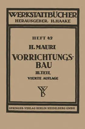 Mauri |  Der Vorrichtungsbau | eBook | Sack Fachmedien