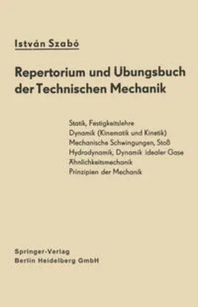 Szabo |  Repertorium und Übungsbuch der Technischen Mechanik | eBook | Sack Fachmedien