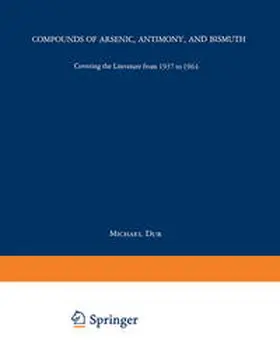 Dub | Compounds of Arsenic, Antimony, and Bismuth | E-Book | www2.sack.de