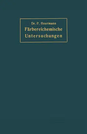 Heermann |  Färbereichemische Untersuchungen | eBook | Sack Fachmedien