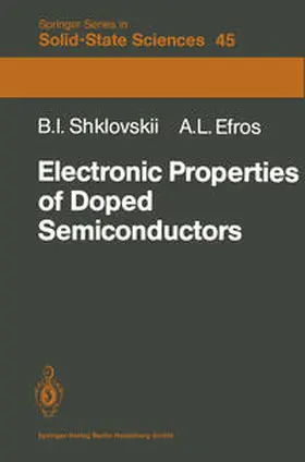 Shklovskii / Efros | Electronic Properties of Doped Semiconductors | E-Book | sack.de
