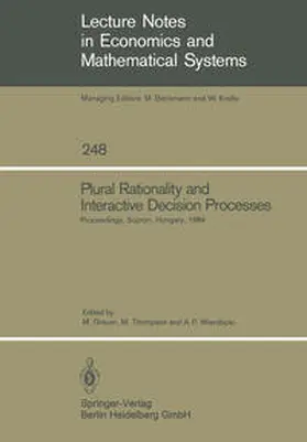 Grauer / Thompson / Wierzbicki |  Plural Rationality and Interactive Decision Processes | eBook | Sack Fachmedien