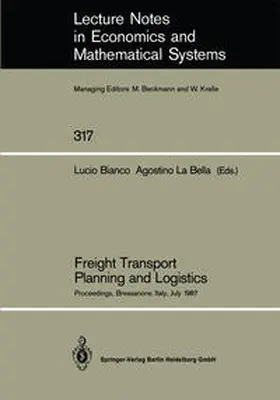 Bianco / La Bella |  Freight Transport Planning and Logistics | eBook | Sack Fachmedien