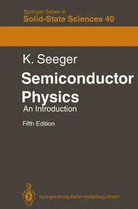 Seeger |  Semiconductor Physics | eBook | Sack Fachmedien