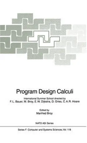 Broy |  Program Design Calculi | eBook | Sack Fachmedien