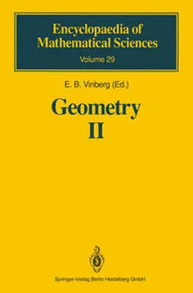 Vinberg |  Geometry II | eBook | Sack Fachmedien