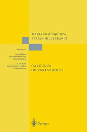 Giaquinta / Hildebrandt | Calculus of Variations I | E-Book | sack.de