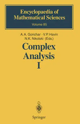 Gonchar / Havin / Nikolski |  Complex Analysis I | eBook | Sack Fachmedien
