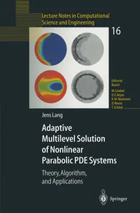 Lang |  Adaptive Multilevel Solution of Nonlinear Parabolic PDE Systems | eBook | Sack Fachmedien