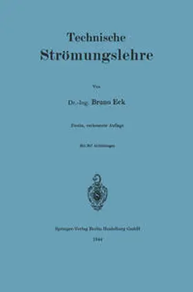 Eck |  Technische Strömungslehre | eBook | Sack Fachmedien