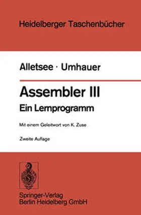 Alletsee / Umhauer |  Assembler III | eBook | Sack Fachmedien