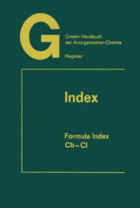 Gmelin Handbuch der Anorganischen Chemie | E-Book | www2.sack.de