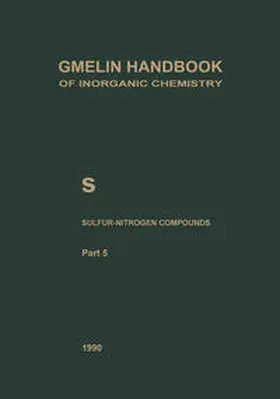 Fachmann / Jotter / Kubny |  S Sulfur-Nitrogen Compounds | eBook | Sack Fachmedien