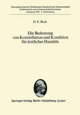 Bock |  Die Bedeutung von Konstellation und Kondition für ärztliches Handeln | eBook | Sack Fachmedien