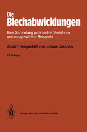 Jaschke |  Die Blechabwicklungen | eBook | Sack Fachmedien