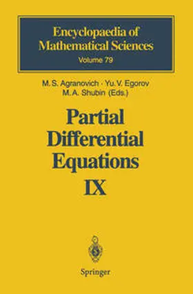 Agranovich / Egorov / Shubin |  Partial Differential Equations IX | eBook | Sack Fachmedien