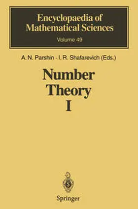 Manin / Panchishkin |  Number Theory I | eBook | Sack Fachmedien