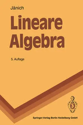 Jänich |  Lineare Algebra | eBook | Sack Fachmedien