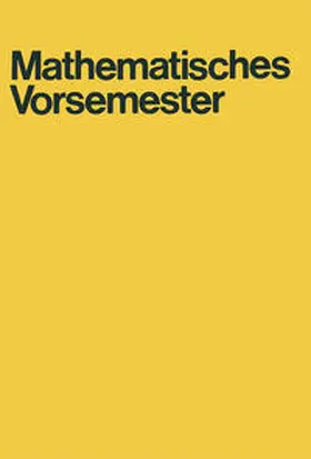 Richter |  Mathematisches Vorsemester | eBook | Sack Fachmedien