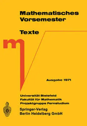 Richter |  Mathematisches Vorsemester | eBook | Sack Fachmedien