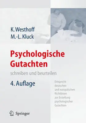 Westhoff / Kluck |  Psychologische Gutachten | eBook | Sack Fachmedien