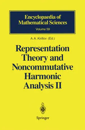 Kirillov |  Representation Theory and Noncommutative Harmonic Analysis II | eBook | Sack Fachmedien