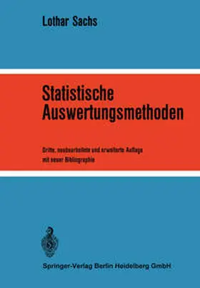 Sachs |  Statistische Auswertungsmethoden | eBook | Sack Fachmedien