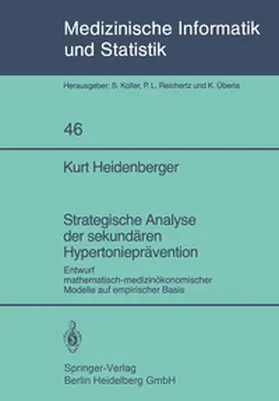 Heidenberger |  Strategische Analyse der sekundären Hypertonieprävention | eBook | Sack Fachmedien