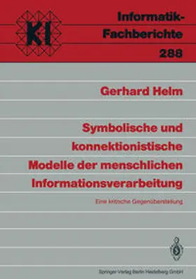 Helm |  Symbolische und konnektionistische Modelle der menschlichen Informationsverarbeitung | eBook | Sack Fachmedien