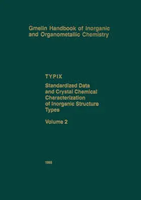 Parthé / Gelato / Chabot |  TYPIX Standardized Data and Crystal Chemical Characterization of Inorganic Structure Types | eBook | Sack Fachmedien