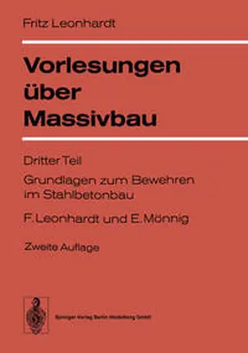 Leonhardt / Mönnig |  Vorlesungen über Massivbau | eBook | Sack Fachmedien