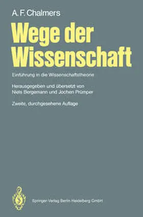 Chalmers / Bergemann / Prümper |  Wege der Wissenschaft | eBook | Sack Fachmedien