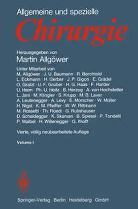 Allgöwer |  Allgemeine und spezielle Chirurgie | eBook | Sack Fachmedien