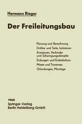 Rieger |  Der Freileitungsbau | eBook | Sack Fachmedien