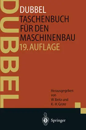 Dubbel / Beitz / Jarecki |  DUBBEL - Taschenbuch für den Maschinenbau | eBook | Sack Fachmedien