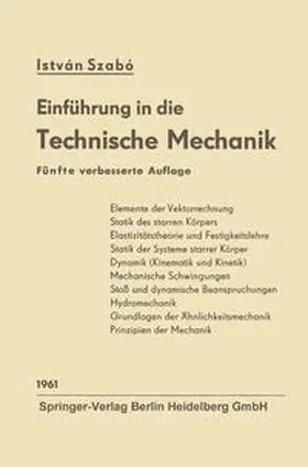 Szabo |  Einführung in die technische Mechanik | eBook | Sack Fachmedien
