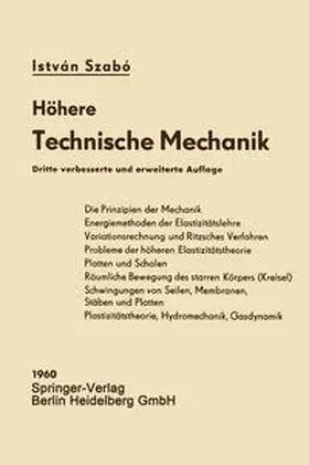 Szabo |  Höhere Technische Mechanik | eBook | Sack Fachmedien