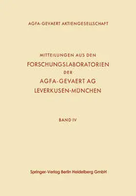 Gajewski |  Mitteilungen aus den Forschungslaboratorien der Agfa-Gevaert AG, Leverkusen-München | eBook | Sack Fachmedien