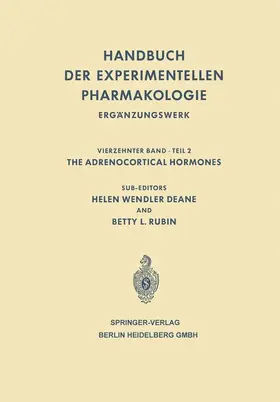  The Adrenocortical Hormones | Buch |  Sack Fachmedien