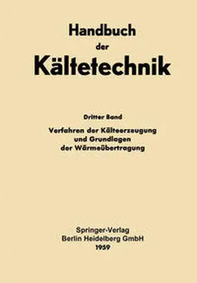  Verfahren der Kälteerzeugung und Grundlagen der Wärmeübertragung | eBook | Sack Fachmedien
